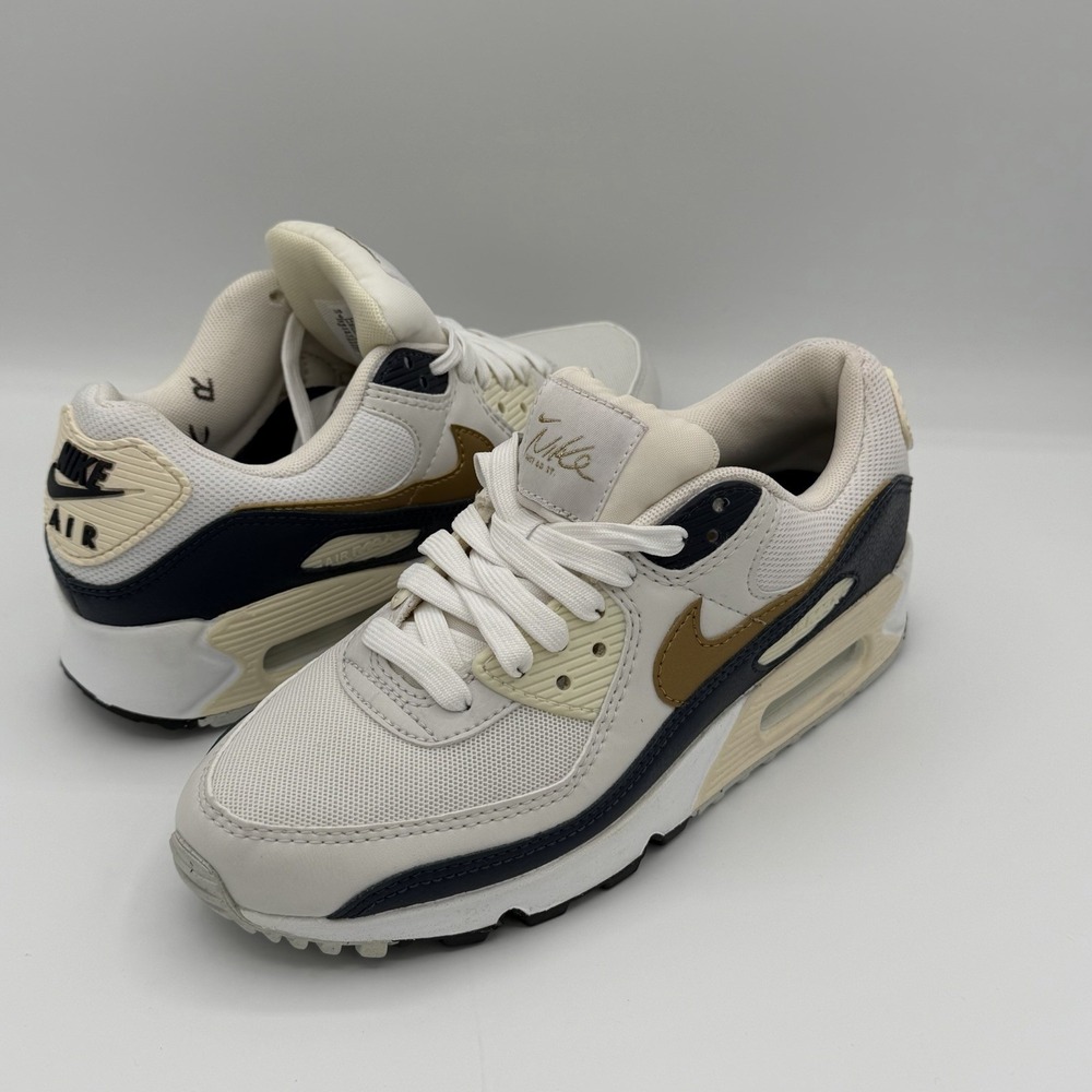 [HF3444-100] Women's Nike Air Max 90‎ Nn Next Nature 'Olympic (2024)' White Navy